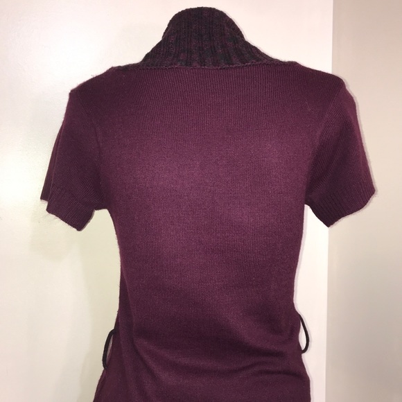 Point Zero Deep Burgundy Wine Turtleneck Dress - Picture 10 of 15